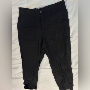 Banana Republic Black ankle cuff Pants